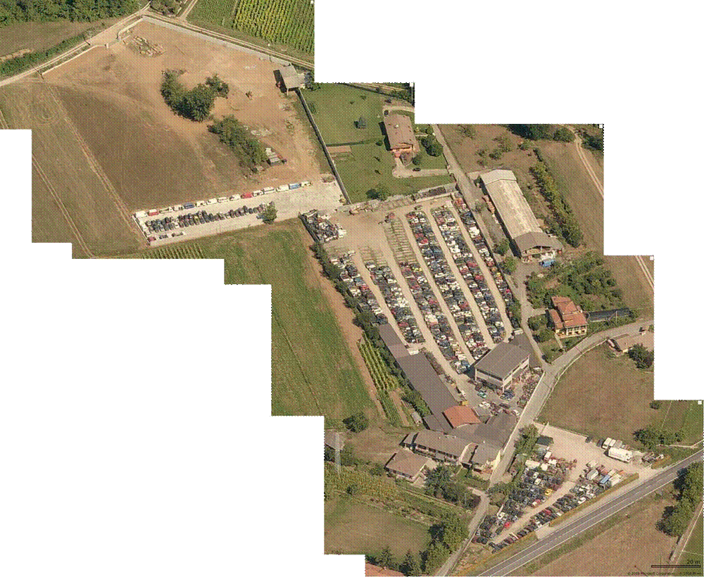 Tomatis Associati - Rinnovo autorizzazione ed ampliamento R.O.V. Autodemolizioni in Cervasca (Cuneo) - foto satellitare
