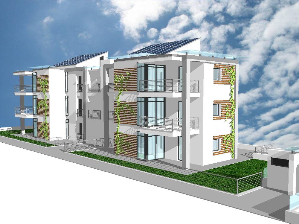 Tomatis Associati - Nuovo complesso residenziale "Residenza I Cristalli" in Borgo San Dalmazzo (Cuneo)